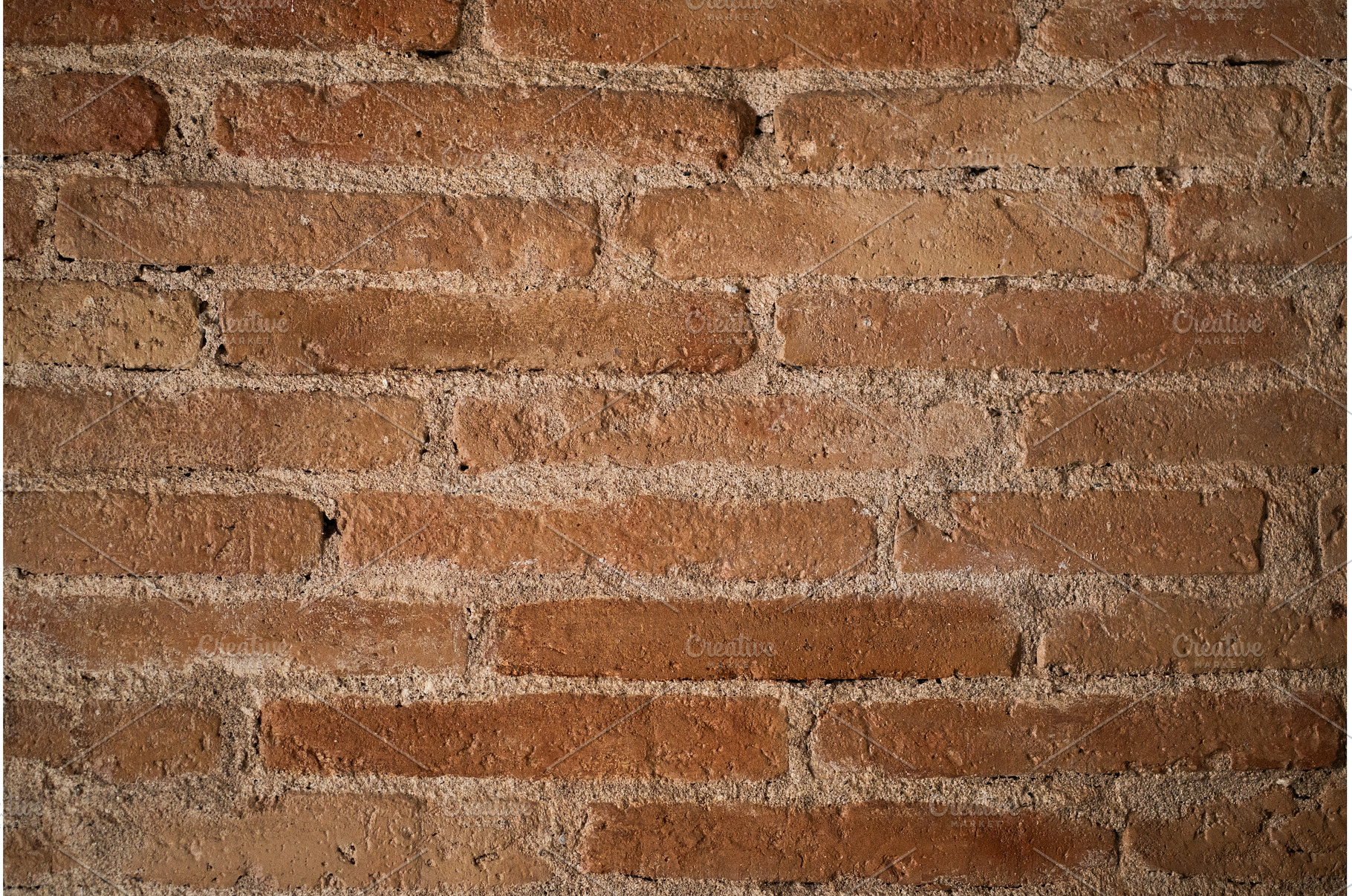Rustic brick wall displaying a, a Background Photo by volodymyrshtun13795