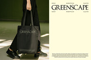 Greenscape 09 : All Black Tote Bag, a Merchandise Mockup by Made by Attic (Thumbnail 1 of 2)