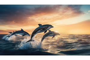 fish marine ocean background ai, an Animal Photo by pikepicture