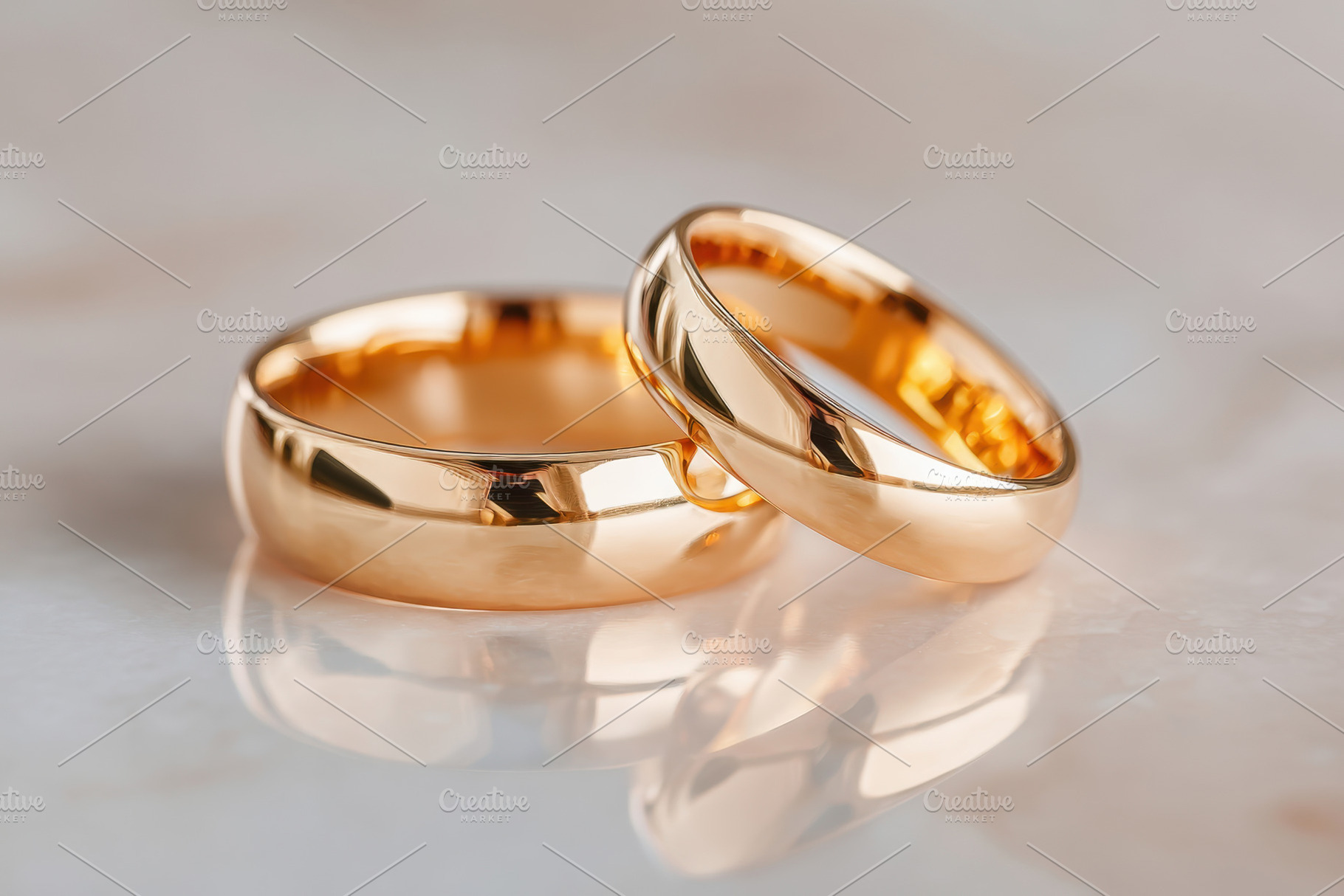 Beautiful pair of golden wedding rings, a Beauty & Fashion Photo by AlyaAnd