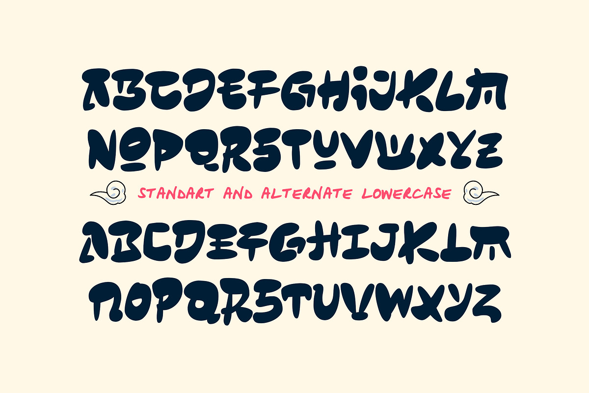 Yokai Game - Japanese Anime Font, a Sans Serif Font by Typia Nesia (Photo 3 of 13)