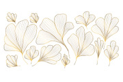 Flowers and Leaves Line Luxury Art, a Pattern Graphic by Marylia (Thumbnail 24 of 27)
