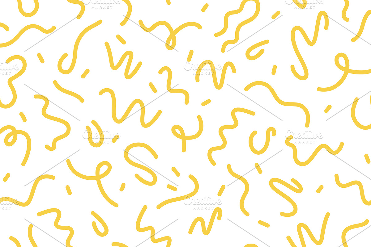 Hand Drawn Pasta Seamless Pattern, a Pattern Graphic by Elena Pimukova
