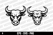 Logo of a bull or buffalo head, an Object Graphic by Vectorhight (Thumbnail 4 of 5)