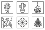 Bundles Set Flower Market Icons, an Outline Icon by adenpinkstore (Thumbnail 12 of 12)