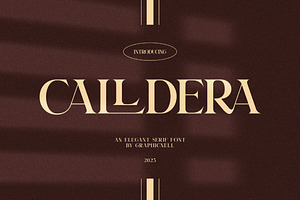 Calldera Elegant Serif Font