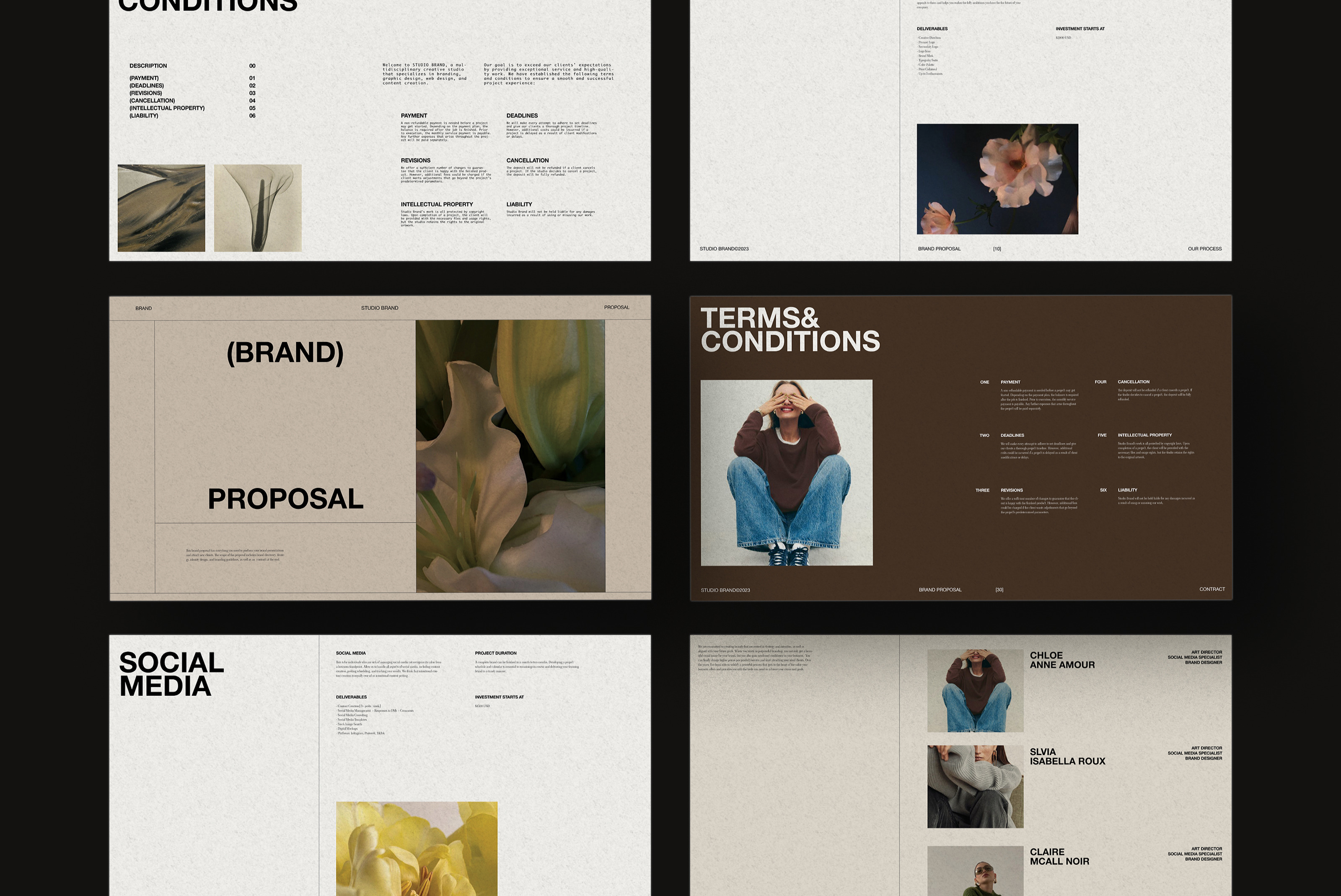 Bleu  Brand Proposal by Studio Brand  Creative Market