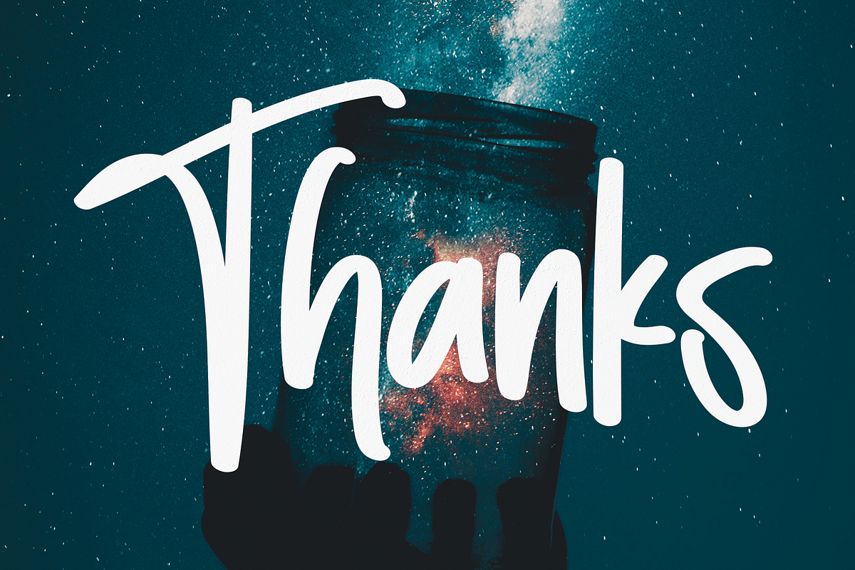 Night Stars | Script Font, a Script Font by Scratchones (Photo 5 of 8)