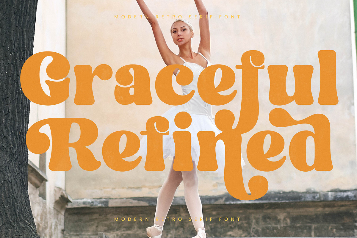 Madnight Honeys Retro Groovy Font, a Serif Font by timelesstype.co (Photo 8 of 20)