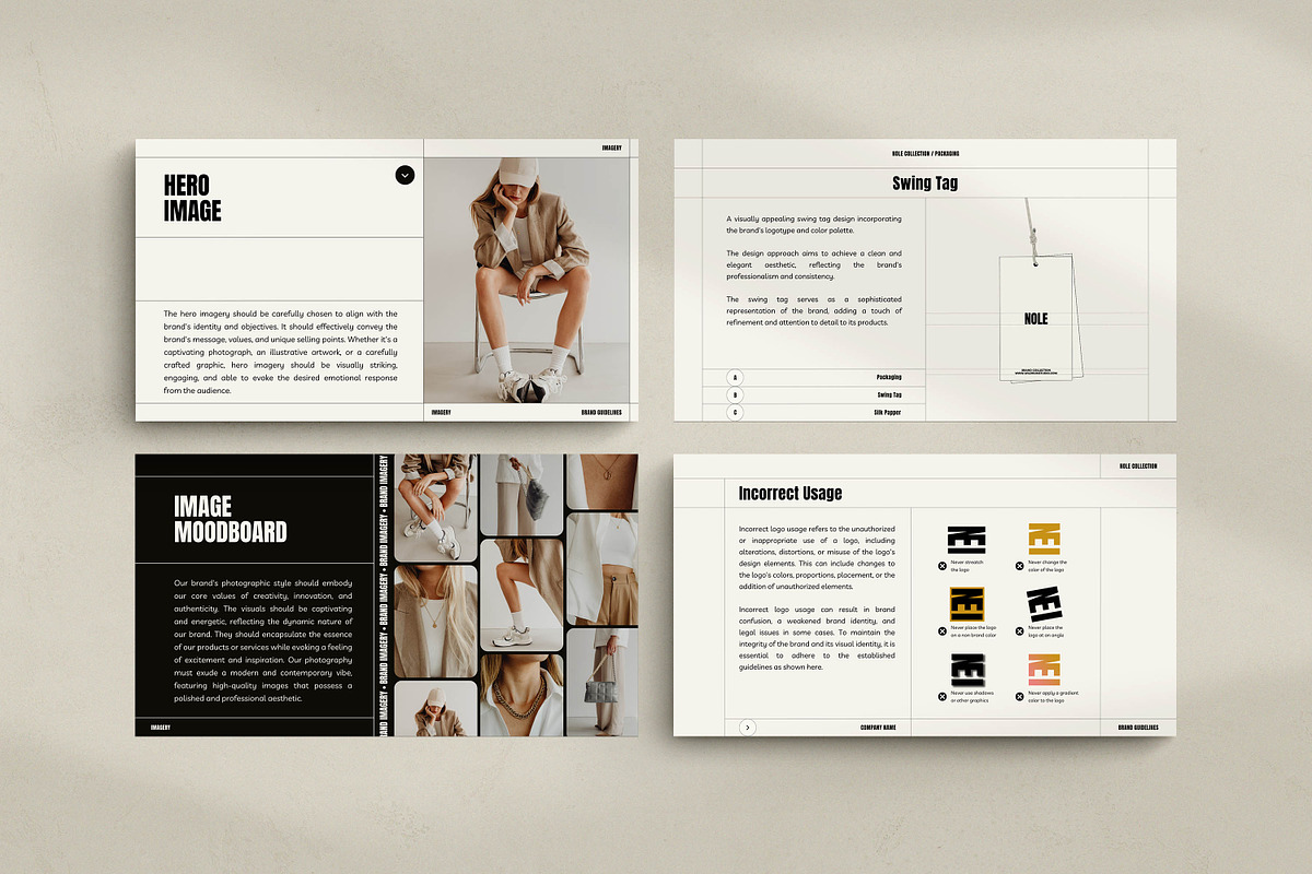 NOLE / Brand Guidelines, a Presentation Template by Wildnun Studio (Photo 7 of 16)