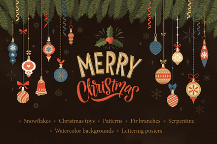 Merry Christmas Retro Card Creator
