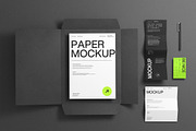 Minimal Branding Stationery Mockup, an Advertising Mockup by East Gallery (Thumbnail 3 of 15)