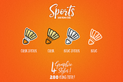 Sports - Hand Drawn Icons, an Icon by Good Stuff No Nonsense (Thumbnail 4 of 5)