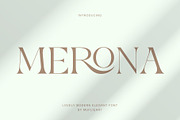 Merona - Lovely Modern Elegant, a Serif Font by Muflieart (Thumbnail 1 of 10)