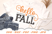 Hello Fall SVG, a Graphic by Cloud9DesignSVG (Thumbnail 3 of 5)