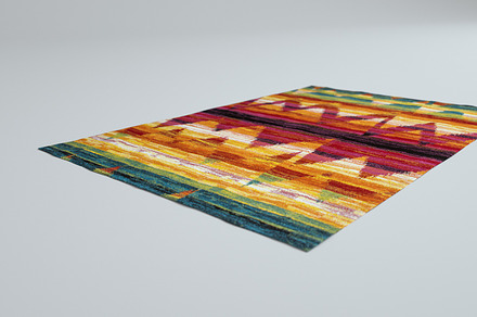 4 Colorful Rugs, a Furniture 3D Model by 3DTreatment