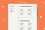 Modern Resume Template CV, a Resume Template by More Profesh (Thumbnail 4 of 6)