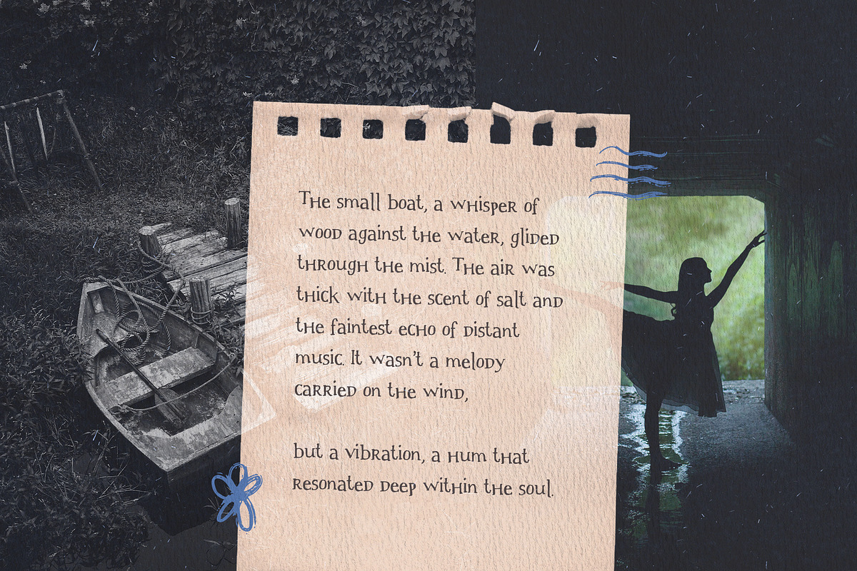 Storyland of Étoiles Handdrawn Serif, a Handwritten Font by Perplexitics (Photo 5 of 10)