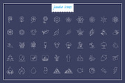 Nature Line Icons V2, an Outline Icon by Jumbo Icons (Thumbnail 4 of 5)