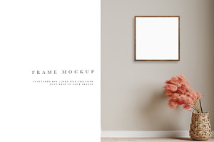 Frame Mockup #2640, Brown Portrait, a Print Template by Kzara Visual Concepts