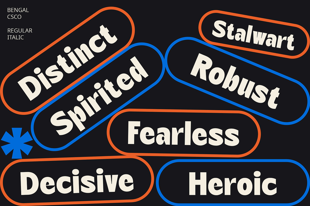 Bengal – Retro Font, a Sans Serif Font by Craft Supply Co. (Photo 6 of 8)