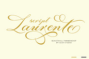 Laurente script, a Script Font by Slex Studio (Thumbnail 1 of 10)
