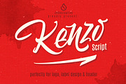 Kenzo Script + Swash, a Script Font by JROH Creative (Thumbnail 1 of 9)