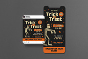 Halloween Party Flyer Set, a Flyer Template by monogrph (Thumbnail 4 of 4)
