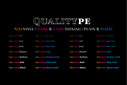 Qualitype Neo, a Serif Font by BULENT YUKSEL (Thumbnail 7 of 28)
