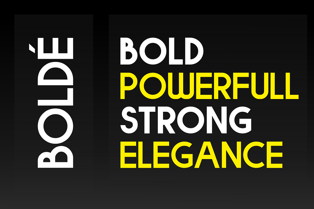 BOLDE preview 3