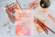Coral Watercolor Texture Background, a Texture Graphic by in between details (Thumbnail 5 of 9)