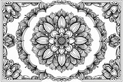 Intricate Floral Mandala Art Set, an Illustration by Designs_River (Thumbnail 6 of 7)
