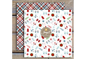 Winter Digital Papers Clipart, a Pattern Graphic by JennyL Designs (Thumbnail 4 of 4)