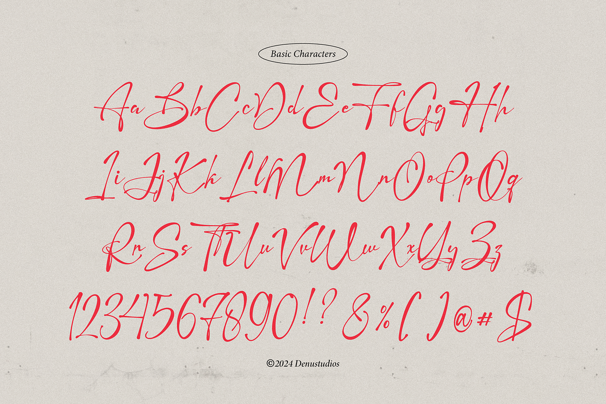 The Baethmy | Handwritten Script, a Script Font by Denustudios (Photo 13 of 13)