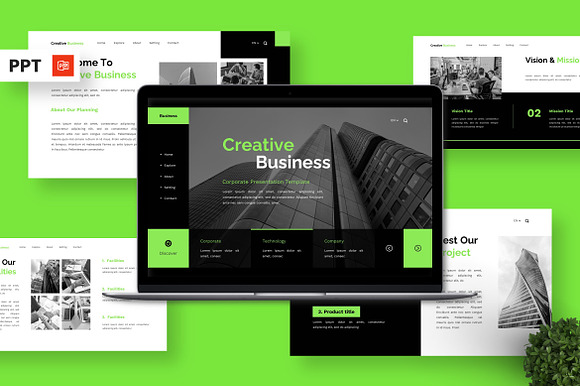 Creative Business - Corporate PPT preview 5