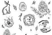 Graphic illustration set, an Illustration by Alena Ermakova (Thumbnail 6 of 8)