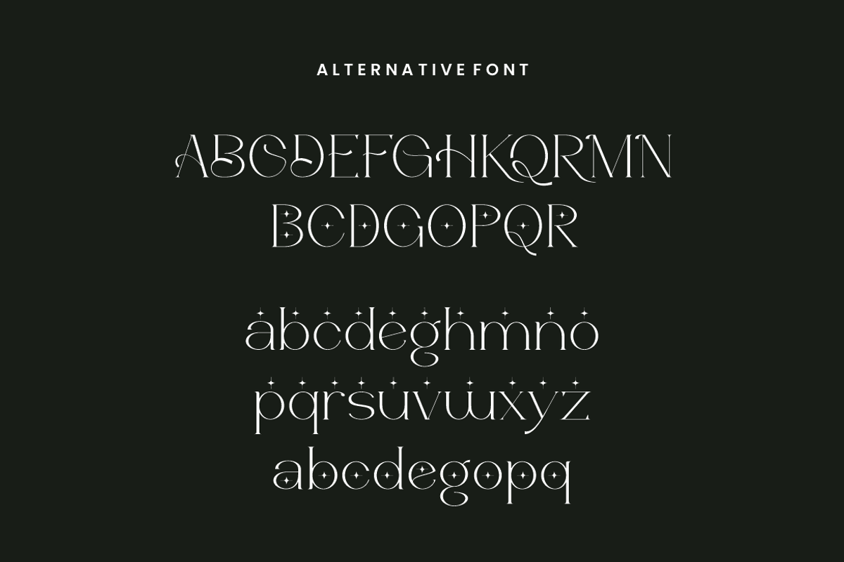 Acageto - Modern Luxury Font, a Serif Font by QR Design Studio (Photo 12 of 16)