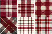 Rooster Farmhouse - Red Plaid, a Texture Illustration by DreamPrint404 (Thumbnail 2 of 4)