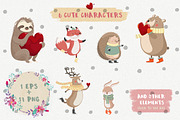 La-La-Love. Romantic collection, an Animal Illustration by Good Genie (Thumbnail 2 of 5)