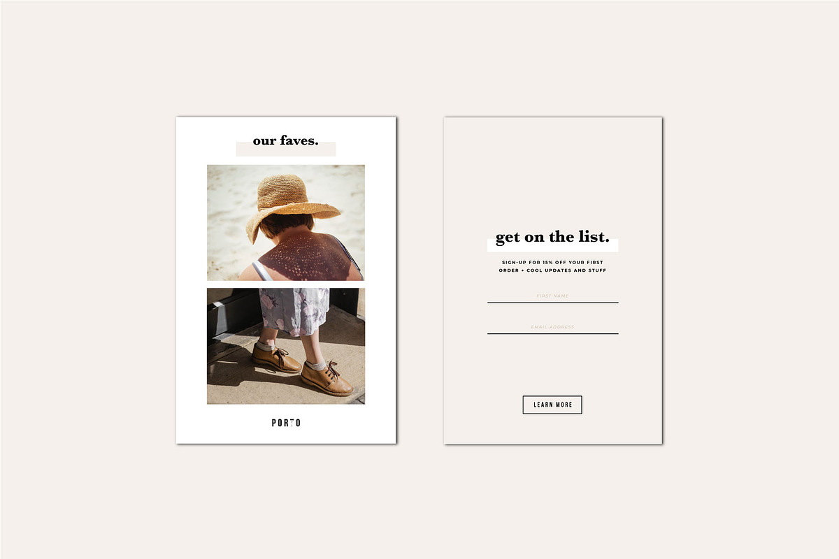 Porto Social Media Kit, a Social Media Template by The Blog Stop (Photo 9 of 11)