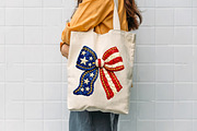 Patriotic American Flag Bow Png, an Illustration by Designworld (Thumbnail 5 of 5)
