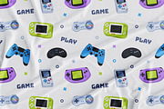 Game consoles, seamless pattern, a Pattern Graphic by Good Studio (Thumbnail 4 of 5)