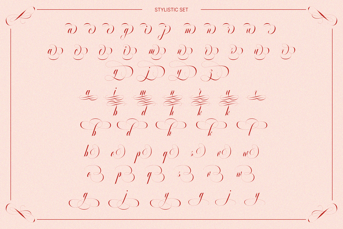 GLOWING ROMANCE — Luxury Calligraphy, a Script Font by Enxyclo Studio (Photo 18 of 22)