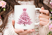 Girly Christmas Watercolor Clipart, an Illustration by RobertsArt (Thumbnail 4 of 7)