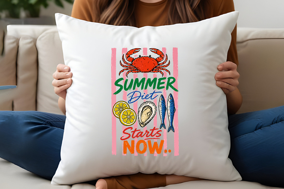 Summer Diet Starts Now PNG, a Seasonal Illustration by Canvas Craft (Photo 3 of 6)