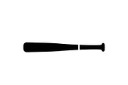 Baseball Bat Silhouette Vector Bundl, an Illustration by Creativeshirt (Thumbnail 32 of 51)
