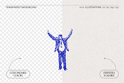 People Sketch Vector Bundle, an Education Illustration by TheMountBirdStudio (Thumbnail 2 of 9)