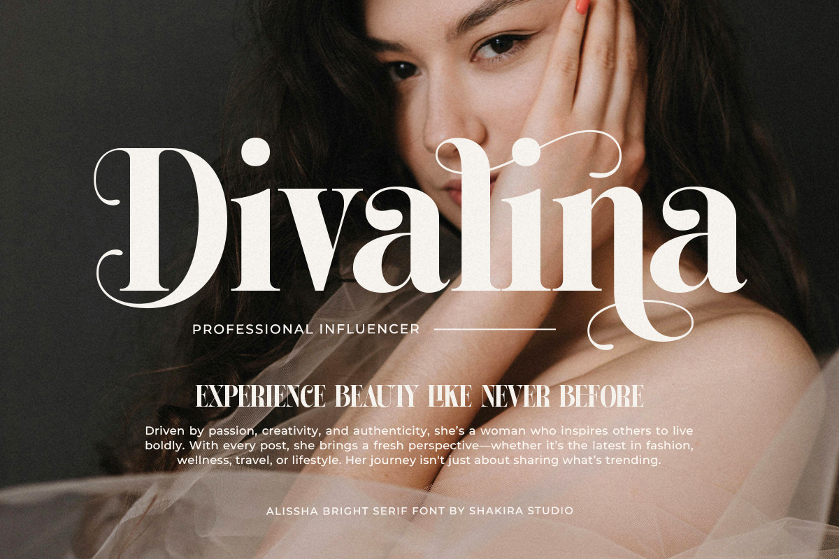 Alissha Bright - Modern Serif, a Serif Font by Shakira Studio (Photo 5 of 10)