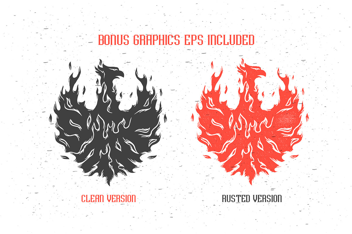 Phoenix typeface preview 5