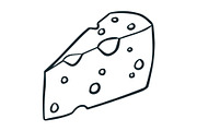 Vector Cheese Graphics, an Illustration by Dorey Kronick Art&Design (Thumbnail 8 of 22)